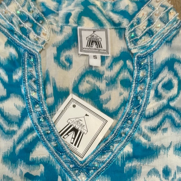 NWT beach cover up SMALL - Picture 4 of 5